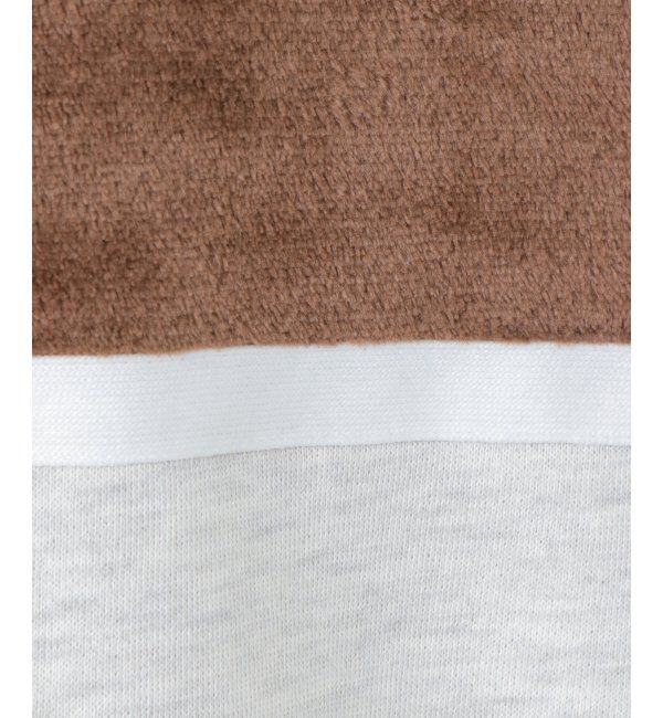 ikka kids「【キッズ】ファー切り替えトレーナー(100~160cm)」|Tシャツ・カットソー|