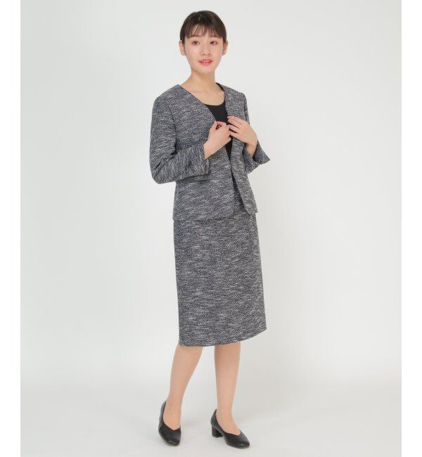 IKKA LOUNGE「ファンシーツイードスカート」|スカート|