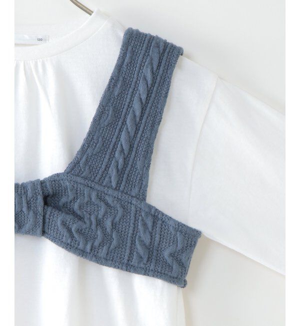 ikka kids「【キッズ】2WAYニットソービスチェアンサンブル（120~160cm）」|Tシャツ・カットソー|