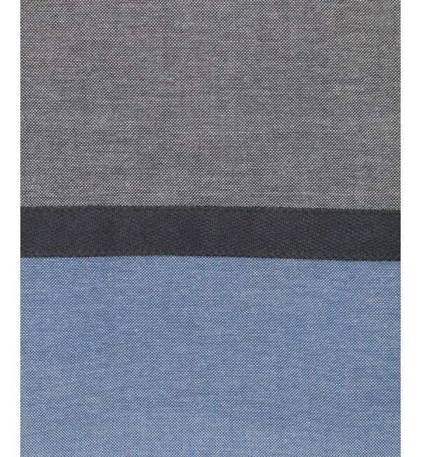 ikka「7分袖オックス裾切り替えシャツ」|シャツ・ブラウス|