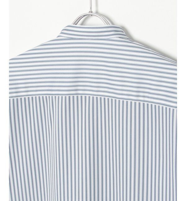 ikka「7分袖イージーケアバンドカラーシャツ」|シャツ・ブラウス|