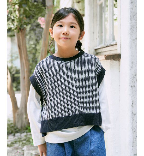 ikka kids「【親子おそろい】ニットベストSET（120~160cm）」|その他|