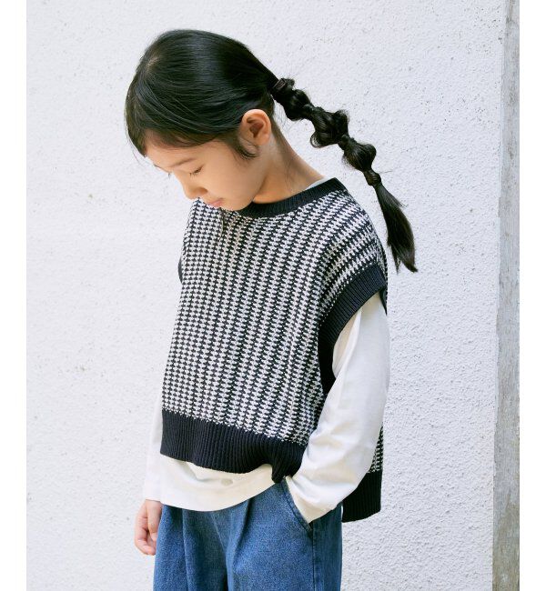 ikka kids「【親子おそろい】ニットベストSET（120~160cm）」|その他|