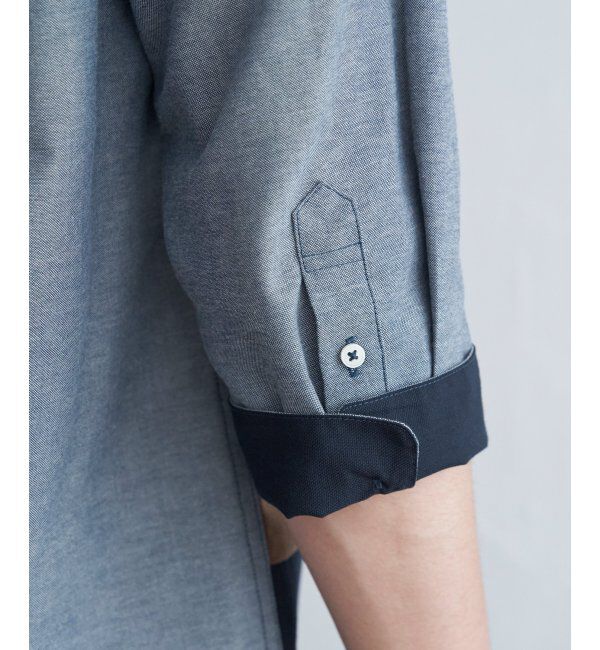 ikka「７ブブロックススエードキリカエＳＨ」|シャツ・ブラウス|