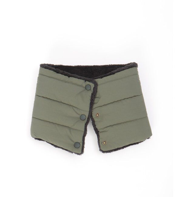 ikka「中綿ネックウォーマー」|マフラー|オリーブ