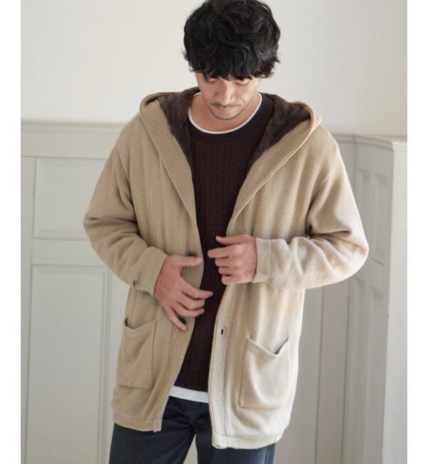 ikka「裏ボアニットフーディガン」|その他|