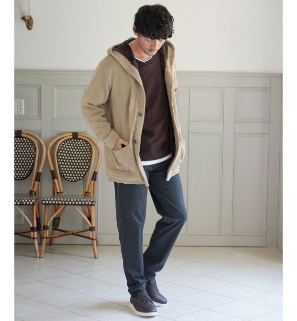 ikka「裏ボアニットフーディガン」|その他|