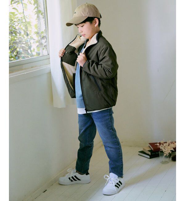 ikka kids「【親子おそろい】リバーシブルフェイクファーブルゾン（110~160cm）」|その他|