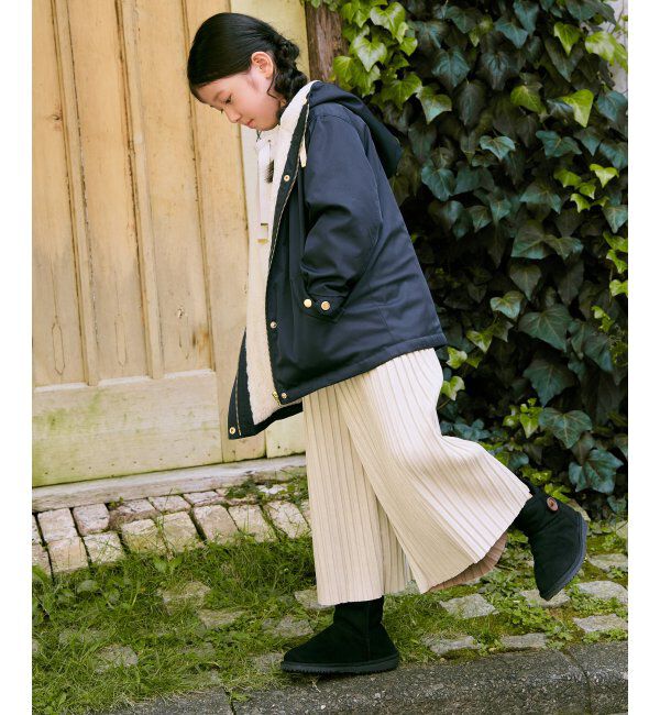 ikka kids「【親子おそろい】スエード風プリーツパンツ（120~160cm）」|その他|