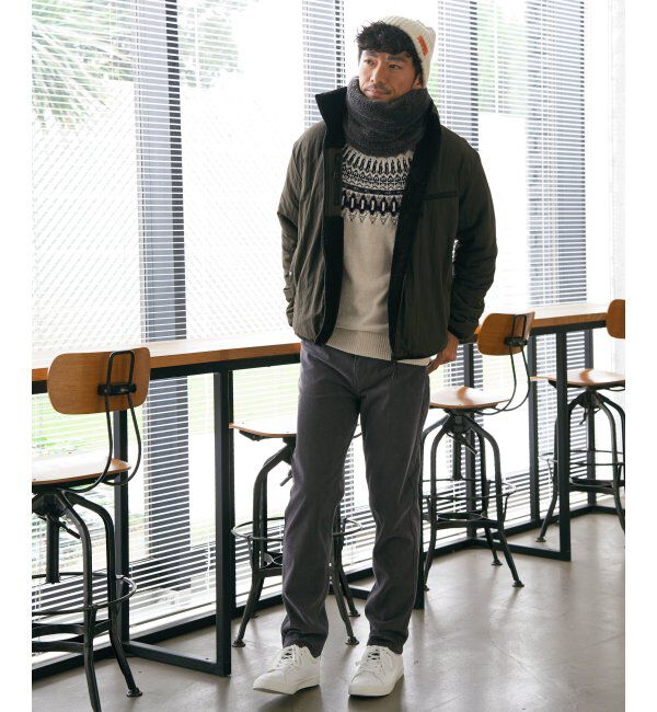 ikka「モール求心柄ニット」|プルオーバー|