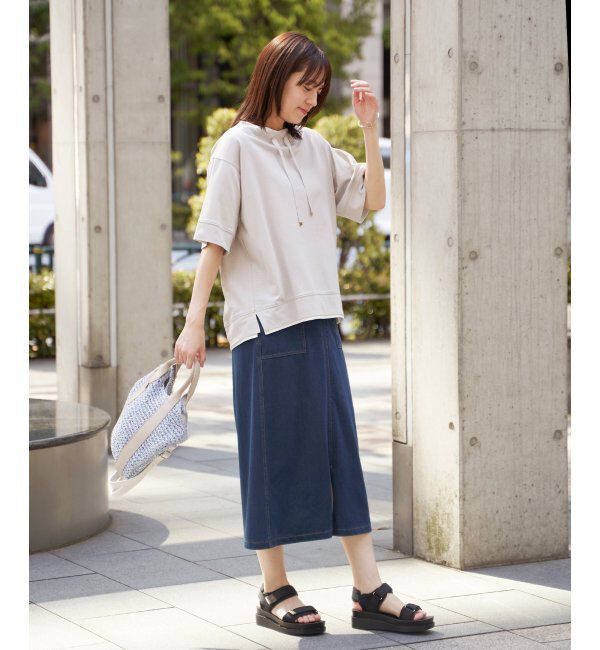 ikka「GOKU楽冷感タイトスカート」|スカート|