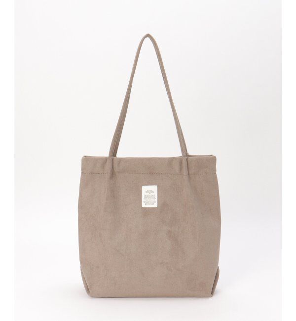 ikka「GOKU楽スエードトートバッグ」|その他|グレージュ