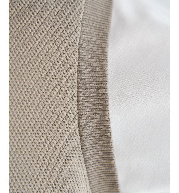 ikka「モール鹿の子フェイクベストロンT」|Tシャツ・カットソー|