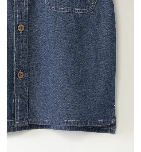 ikka kids「【親子コーデ】フェイクスエード／デニムシャウター（110~160cm）」|シャツ・ブラウス|