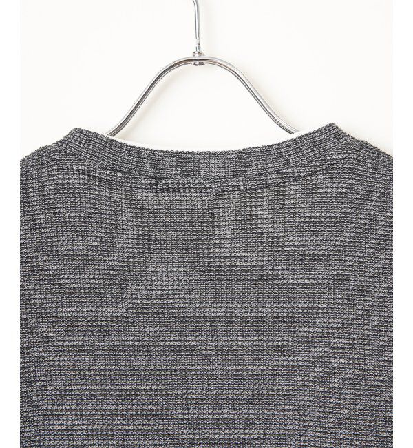 ikka「メランジワッフルポケフェイクロンＴ」|Tシャツ・カットソー|