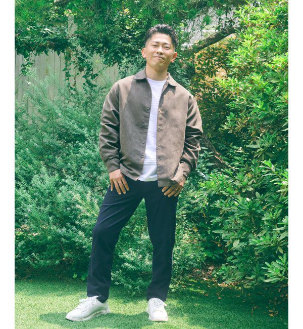 ikka「フェイクスウェードシャウター」|シャツ・ブラウス|