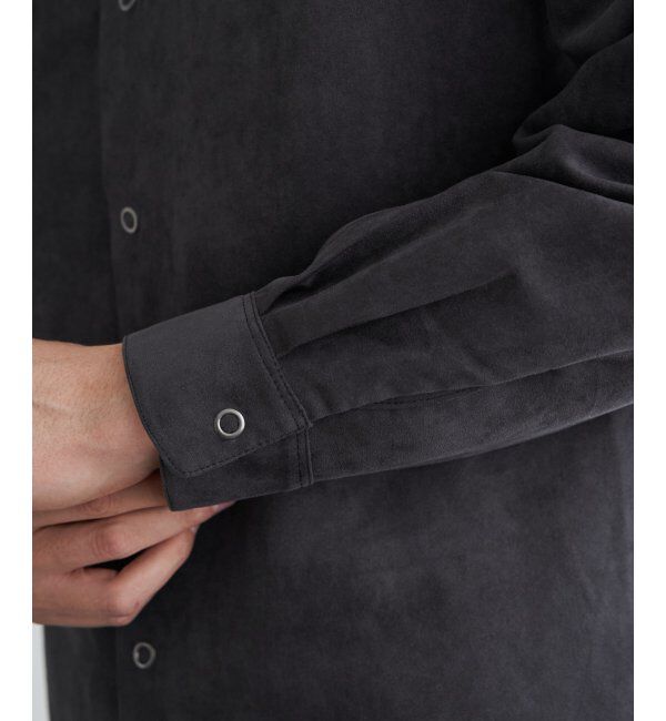 ikka「フェイクスウェードシャウター」|シャツ・ブラウス|