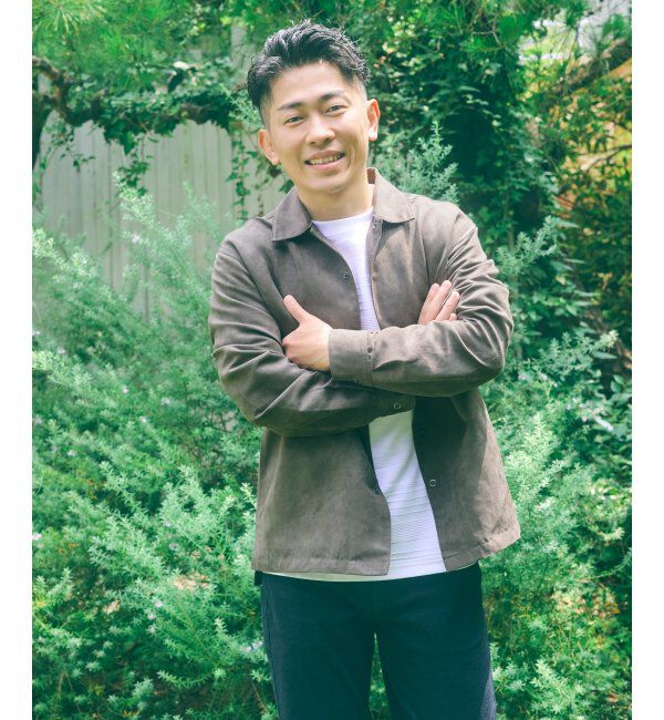 ikka「フェイクスウェードシャウター」|シャツ・ブラウス|