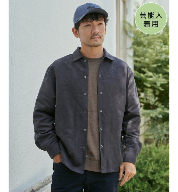 ikka「フェイクスウェードシャウター」|シャツ・ブラウス|