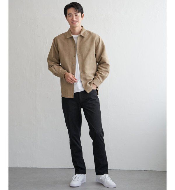 ikka「フェイクスウェードシャウター」|シャツ・ブラウス|