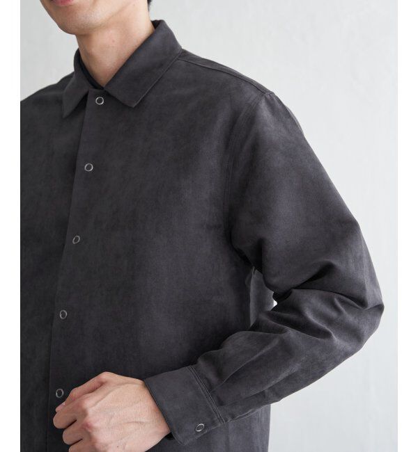 ikka「フェイクスウェードシャウター」|シャツ・ブラウス|