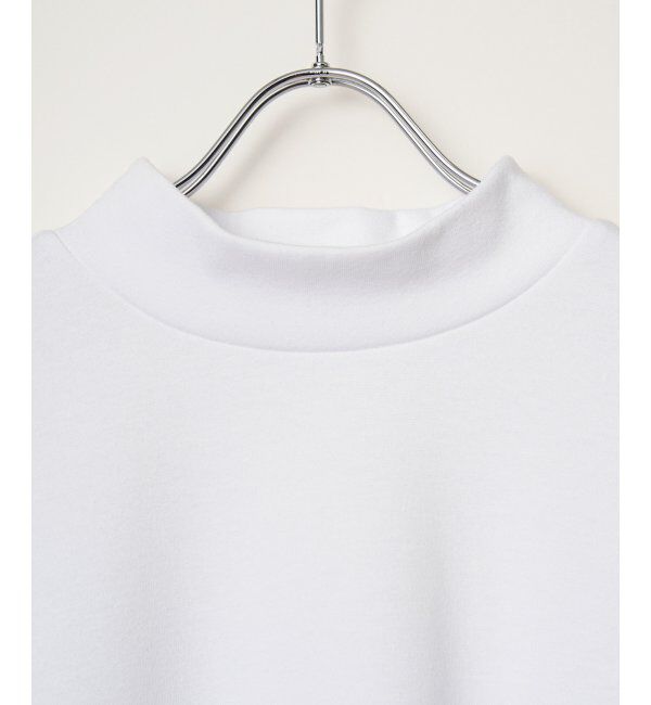 IKKA LOUNGE「ポンチモックネックロンT」|Tシャツ・カットソー|