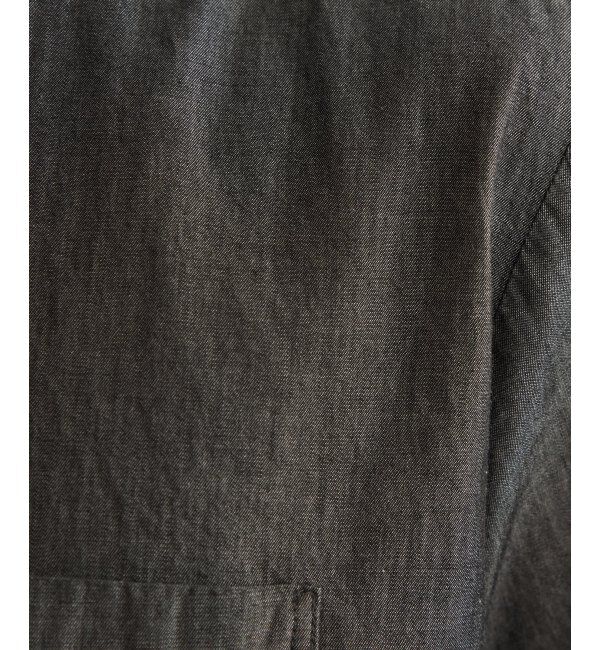 ikka「インディゴレイカンスイスカラーシャツ」|シャツ・ブラウス|