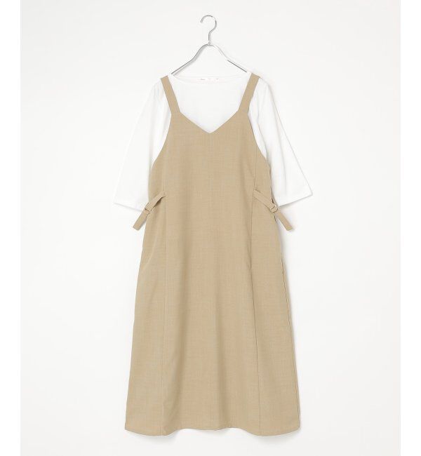 ikka「【2点セット】サイドバックルジャンスカセット」|ワンピース|