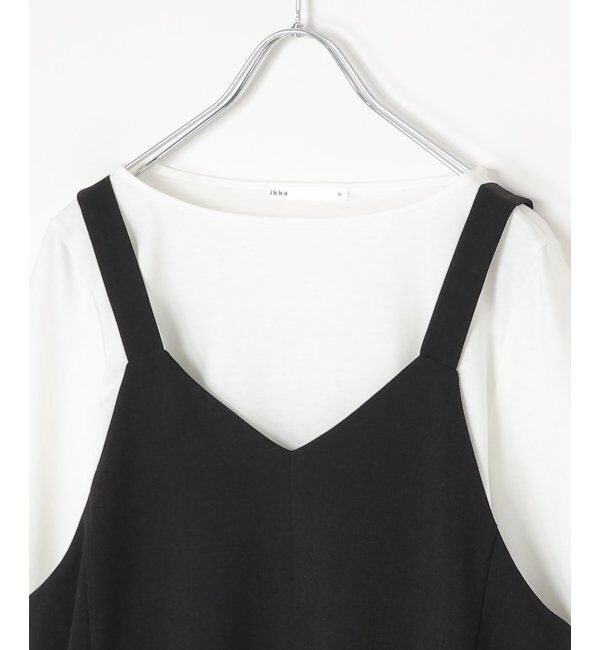 ikka「【2点セット】サイドバックルジャンスカセット」|ワンピース|