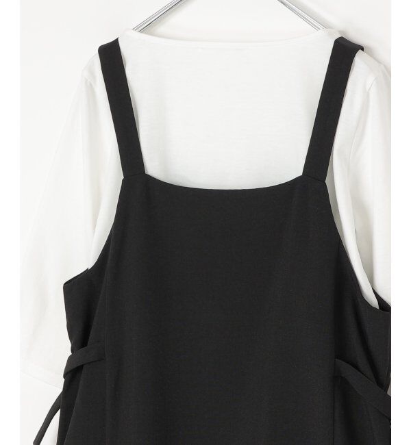 ikka「【2点セット】サイドバックルジャンスカセット」|ワンピース|