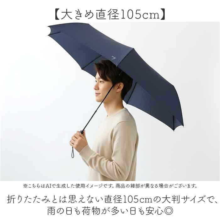 BACKYARD FAMILY「Wpc. 折りたたみ傘 晴雨兼用 通販 レディース メンズ 日傘 雨傘 大きめ 105cm」|傘|