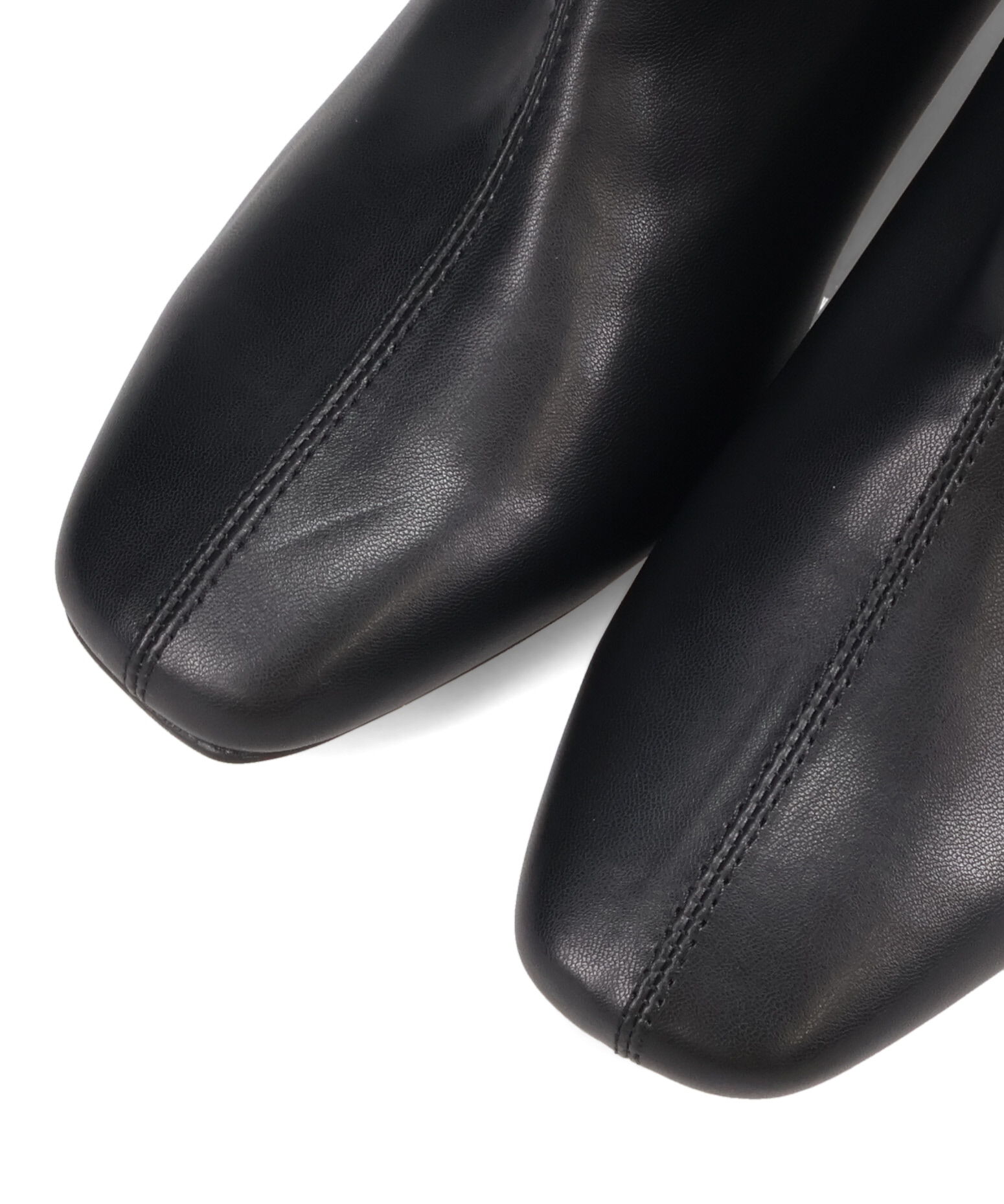 ORiental TRaffic「【 美脚 】 ストレッチ ヒール バックジップ ブーツ / 51423」|ショートブーツ|