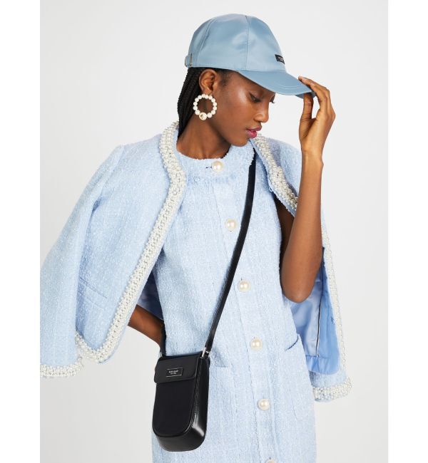 kate spade new york「サム アイコン KSNYL ナイロン ノースサウス フラップ クロスボディ」|ストラップ|