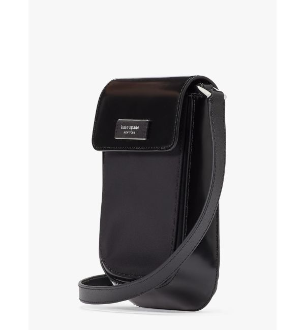 kate spade new york「サム アイコン KSNYL ナイロン ノースサウス フラップ クロスボディ」|ストラップ|