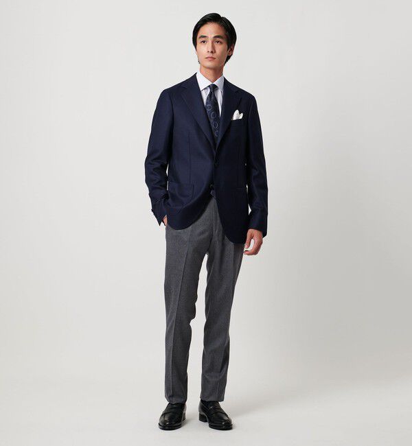 UNITED ARROWS「ALBINI グラフチェック セミワイドカラー シャツ」|シャツ・ブラウス|