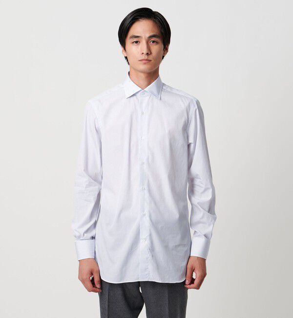 UNITED ARROWS「ALBINI グラフチェック セミワイドカラー シャツ」|シャツ・ブラウス|