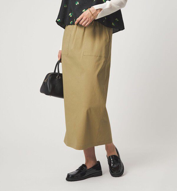 UNITED ARROWS green label relaxing「［size SHORT/TALLあり］オルマイ LI/MIX タイト スカート」|タイト|