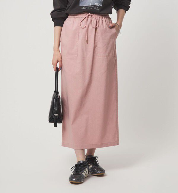 UNITED ARROWS green label relaxing「［size SHORT/TALLあり］オルマイ LI/MIX タイト スカート」|タイト|PINK