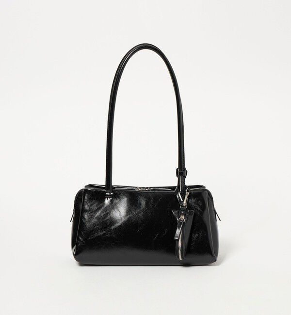 UNITED ARROWS green label relaxing「ロングハンドル トートバッグ / ショルダーバッグ」|ショルダー・メッセンジャー|BLACK