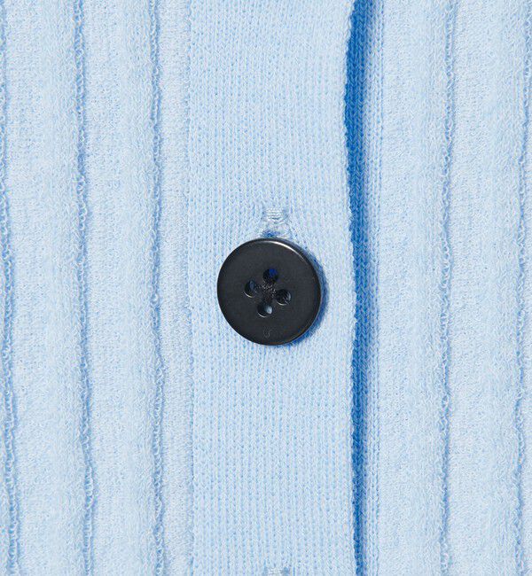 EMMEL REFINES「＜EMMEL REFINES＞EM HW リブボタン ウェーブヘム カーディガン」|カーディガン|