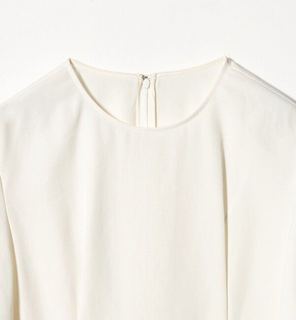 UNITED ARROWS green label relaxing「［size SHORTあり］サラフール タック ブラウス ストレッチ 接触冷感 UVカット」|シャツ・ブラウス|