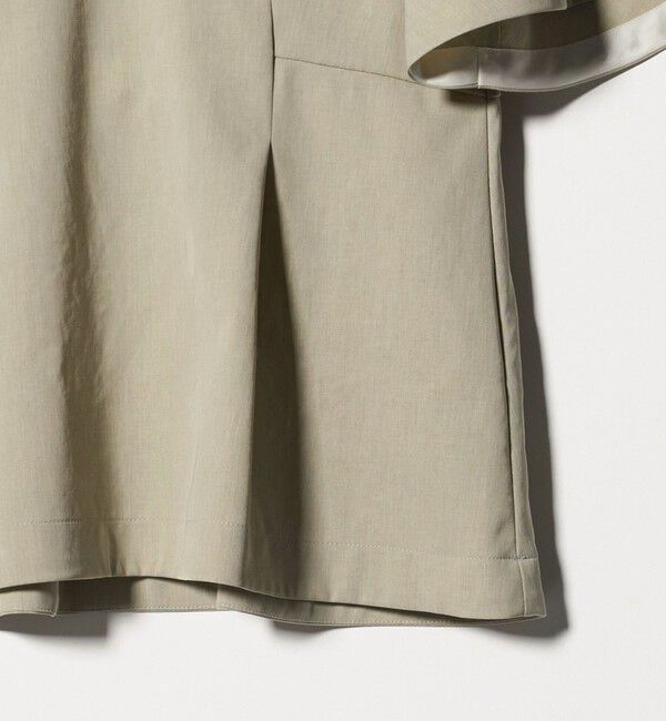 UNITED ARROWS green label relaxing「［size SHORTあり］サラフール タック ブラウス ストレッチ 接触冷感 UVカット」|シャツ・ブラウス|