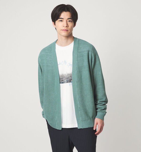 UNITED ARROWS green label relaxing「リネン アゼ イージーカーディガン」|カーディガン|