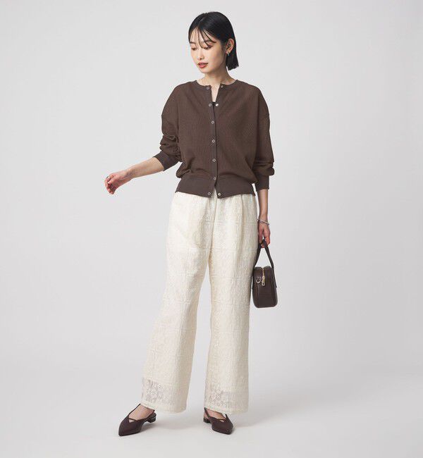 UNITED ARROWS green label relaxing「シアー サーマル 2WAY カーディガン」|カーディガン|