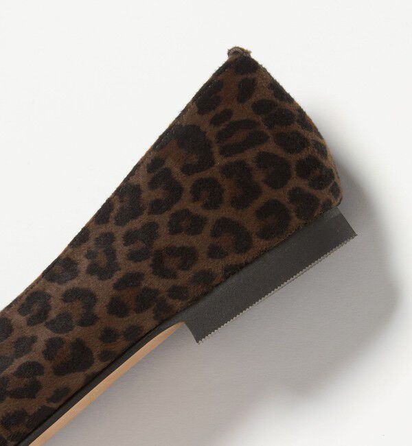 BEAUTY&YOUTH UNITED ARROWS「Vカット レオパード フラットシューズ」|バレエシューズ|