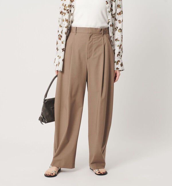 BEAUTY&YOUTH UNITED ARROWS「タック カーブパンツ ウォッシャブル」|その他|MOCA