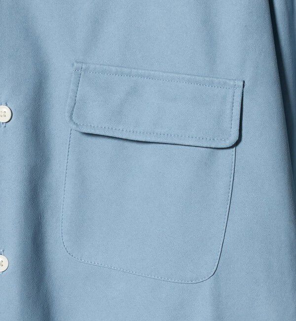California General Store「＜CGS.＞スエードライク オープンカラーシャツ」|シャツ・ブラウス|