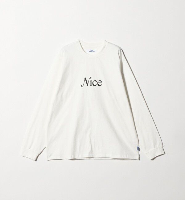 NICE WEATHER「＜NICE WEATHER＞シグネチャーロゴ ロングスリーブTシャツ」|Tシャツ・カットソー|