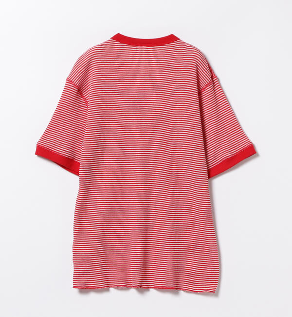 BEAMSBOY「【別注】Healthknit / ワッフル ボーダー Tシャツ」|Tシャツ・カットソー|