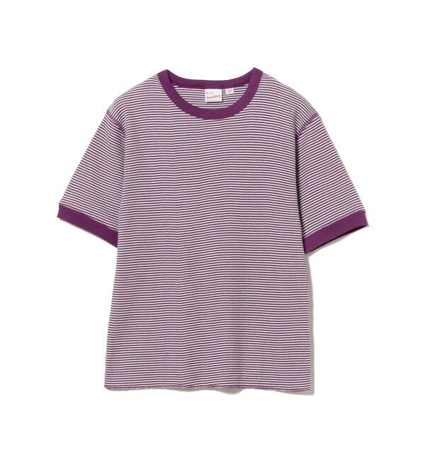 BEAMSBOY「【別注】Healthknit / ワッフル ボーダー Tシャツ」|Tシャツ・カットソー|